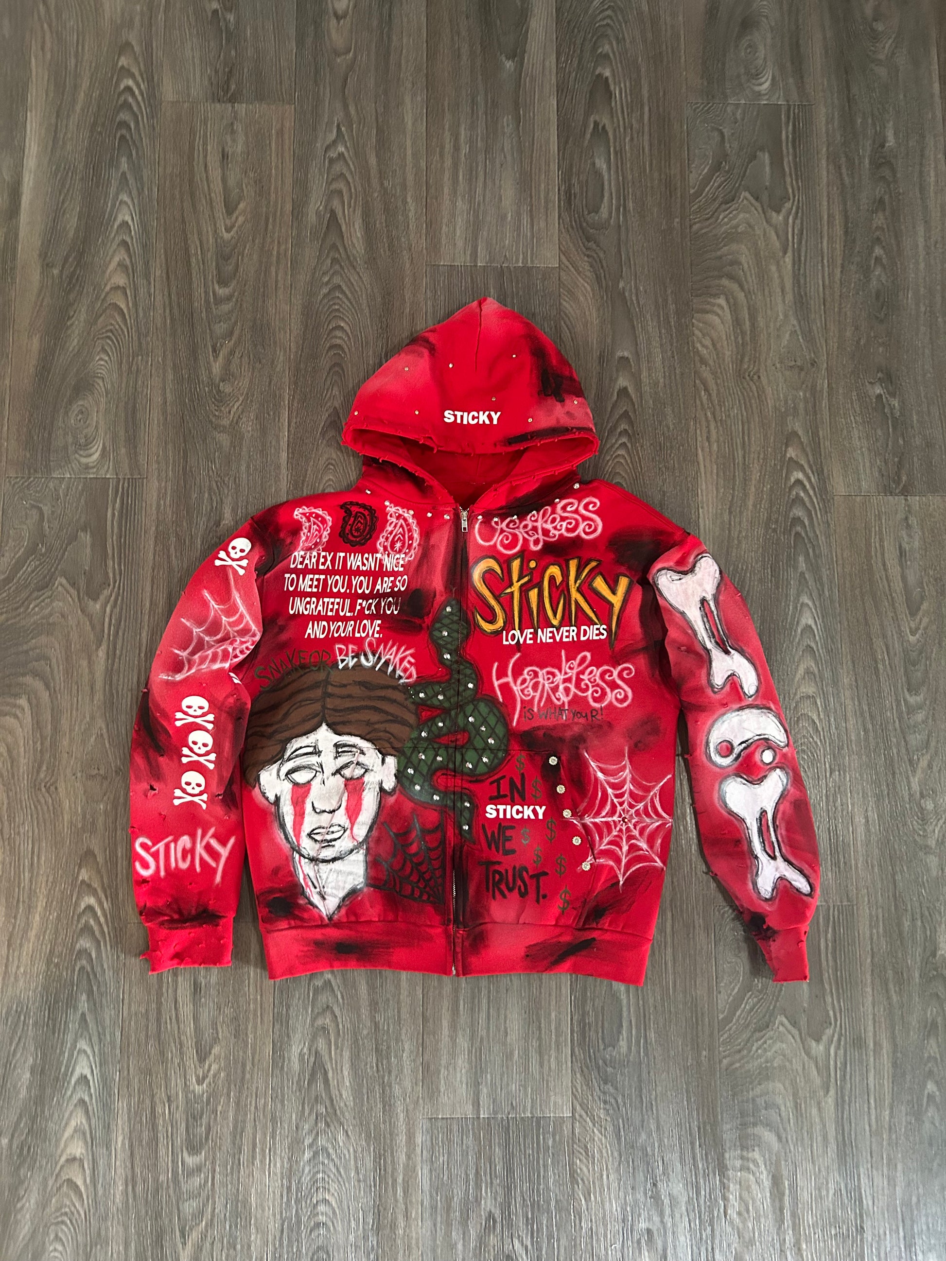 “Snake or Be Snaked” Zip Up