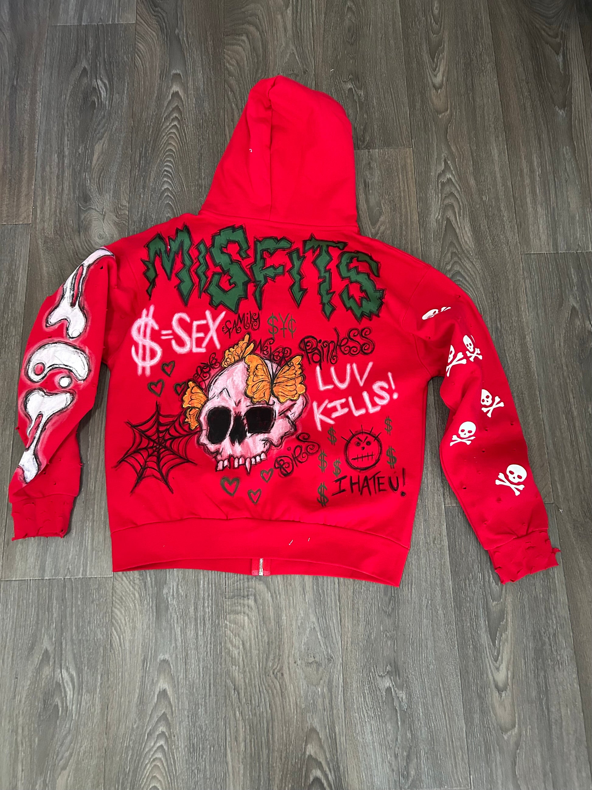 “Snake or Be Snaked” Zip Up