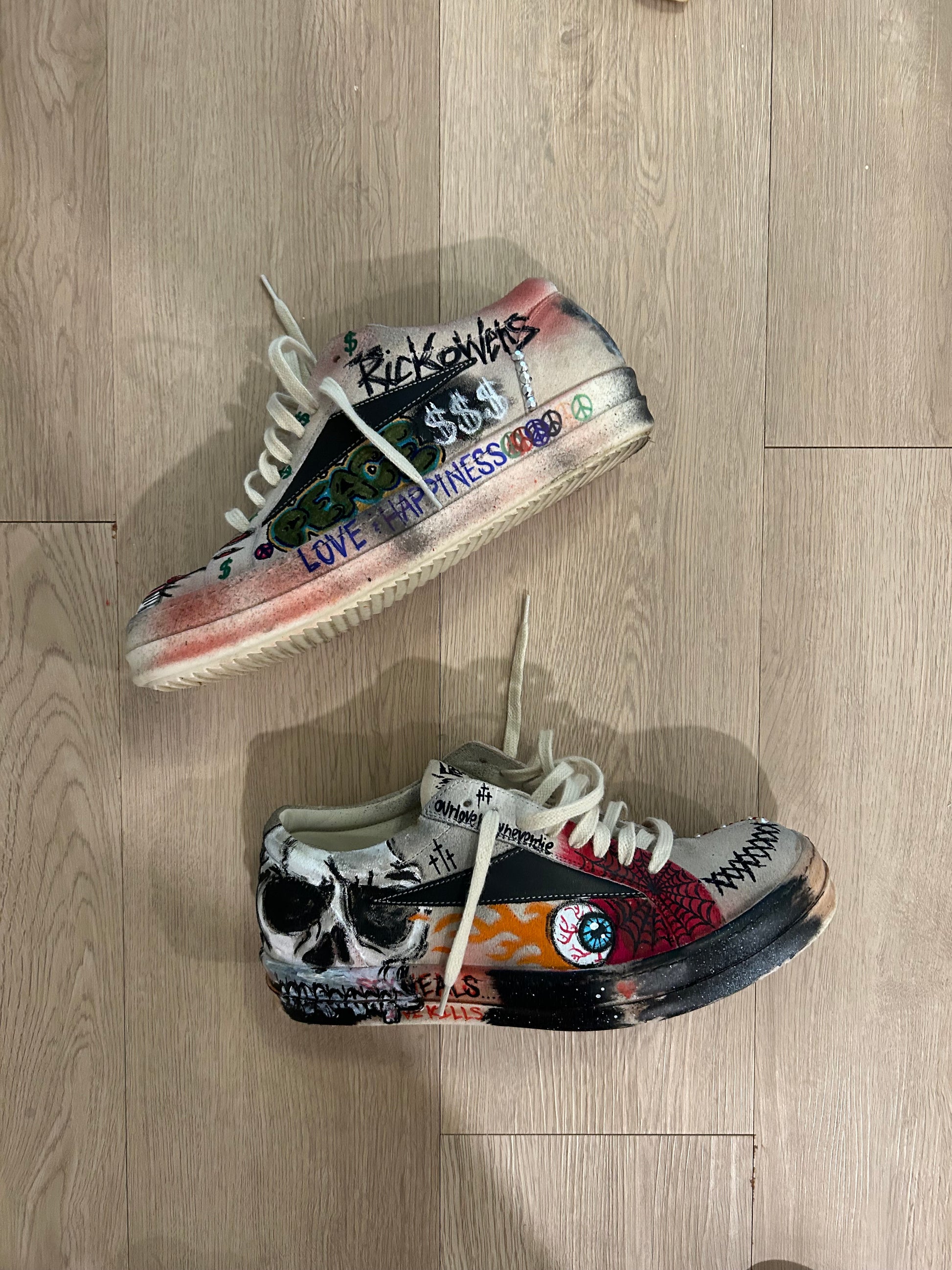 1 of 1 Custom Low Top Ricks