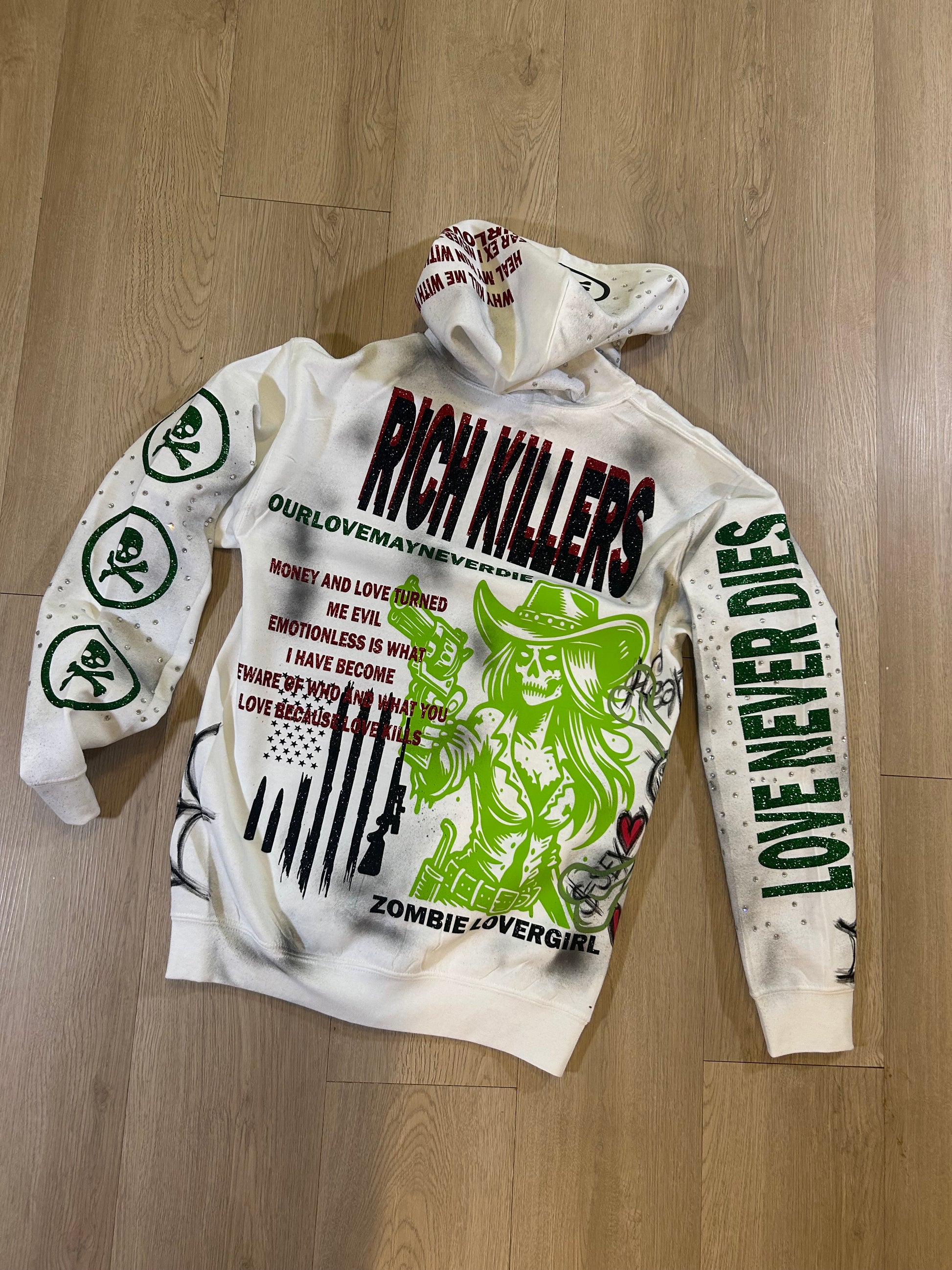 “Why Kill Me” Zip Up