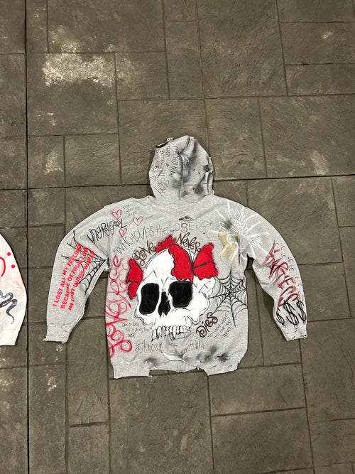 “Blood In My Eyes” Zip Up